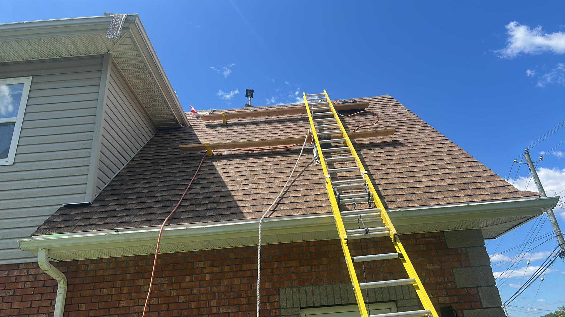 Completed residential facade upgrade by BH Contracting Co.
