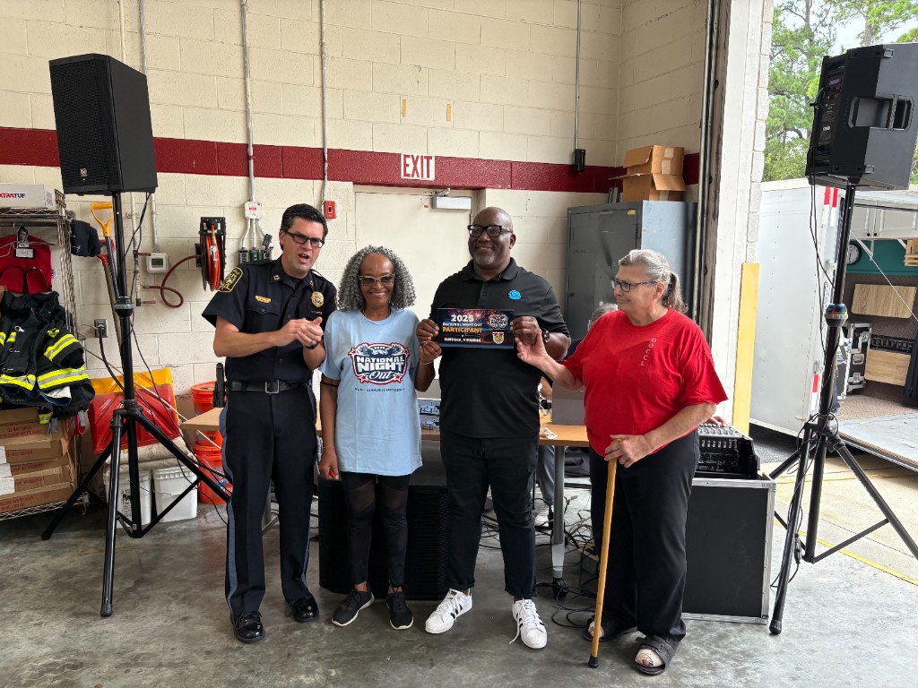 National Night Out community event gathering
